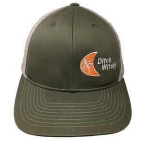 Lindo Trucker Hat Green One Size Ditch Witch Mesh Snapback Embroidered Logo